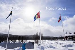 21.03.2021, Valadalen, Sweden (SWE): Event Feature: Flags - Visma Ski Classics, Valadalen (SWE). www.nordicfocus.com. © Visma Ski Classics /Magnus Oesth/NordicFocus. Every downloaded picture is fee-liable.