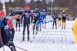21.03.2021, Valadalen, Sweden (SWE): Anders Aukland (NOR), Florian Goebel (GER), (l-r) - Visma Ski Classics, Valadalen (SWE). www.nordicfocus.com. © Visma Ski Classics /Magnus Oesth/NordicFocus. Every downloaded picture is fee-liable.
