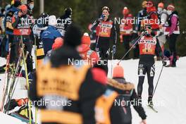 27.03.2021, Valadalen, Sweden (SWE): Andreas Holmberg (SWE), Marcus Johansson (SWE), (l-r) - Visma Ski Classics Arefjaellsloppet, Valadalen (SWE). www.nordicfocus.com. © Visma Ski Classics/Magnus Oesth/NordicFocus. Every downloaded picture is fee-liable.
