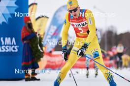 27.03.2021, Valadalen, Sweden (SWE): Stian Hoelgaard (NOR) - Visma Ski Classics Arefjaellsloppet, Valadalen (SWE). www.nordicfocus.com. © Visma Ski Classics/Magnus Oesth/NordicFocus. Every downloaded picture is fee-liable.