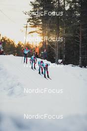18.12.2021, Groenklitt, Sweden (SWE): Combey Paul (FRA), Joly Thomas (FRA), Matis Leray (FRA), (l-r)  - Visma Ski Classics Orsa Groenklitt Individual Prologue - Groenklitt (SWE). www.nordicfocus.com. © Modica/NordicFocus. Every downloaded picture is fee-liable.