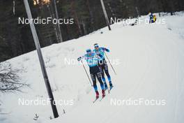 18.12.2021, Groenklitt, Sweden (SWE): Strid Gabriel (SWE), Lehemaa Taavi (EST), (l-r)  - Visma Ski Classics Orsa Groenklitt Individual Prologue - Groenklitt (SWE). www.nordicfocus.com. © Modica/NordicFocus. Every downloaded picture is fee-liable.