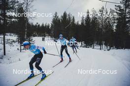 18.12.2021, Groenklitt, Sweden (SWE): P›lluste Mart Kevin (EST), Raesaenen Veli-Matti (FIN), +27.2+, Strid Gabriel (SWE), (l-r)  - Visma Ski Classics Orsa Groenklitt Individual Prologue - Groenklitt (SWE). www.nordicfocus.com. © Modica/NordicFocus. Every downloaded picture is fee-liable.