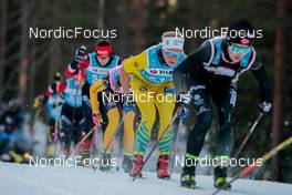 19.12.2021, Groenklitt, Sweden (SWE): Marit Bjørgen (NOR), Ida Dahl (SWE), Astrid Oeyre Slind (NOR), Emilie Fleten (NOR), (l-r) - Visma Ski Classics Orsa Groenklitt Individual Prologue - Groenklitt (SWE). www.nordicfocus.com. © Modica/NordicFocus. Every downloaded picture is fee-liable.