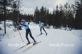 18.12.2021, Groenklitt, Sweden (SWE): Raesaenen Veli-Matti (FIN), +27.2+, P›lluste Mart Kevin (EST), (l-r)  - Visma Ski Classics Orsa Groenklitt Individual Prologue - Groenklitt (SWE). www.nordicfocus.com. © Modica/NordicFocus. Every downloaded picture is fee-liable.