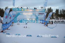 18.12.2021, Groenklitt, Sweden (SWE): Skinstad Petter Soleng (NOR), Skinstad Ma?rten Soleng (NOR), (l-r)  - Visma Ski Classics Orsa Groenklitt Individual Prologue - Groenklitt (SWE). www.nordicfocus.com. © Modica/NordicFocus. Every downloaded picture is fee-liable.