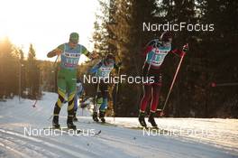19.12.2021, Groenklitt, Sweden (SWE): Ludvig Vartdal (NOR), Philipp Unger (GER), Kari Varis (FIN), (l-r) - Visma Ski Classics Orsa Groenklitt Individual Prologue - Groenklitt (SWE). www.nordicfocus.com. © Modica/NordicFocus. Every downloaded picture is fee-liable.