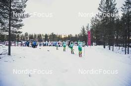 18.12.2021, Groenklitt, Sweden (SWE): Talmo Olaf (NOR), +18.2+, Rolke Hans Petter (NOR), Vartdal Ludvig (NOR), Engdahl Jonatan (SWE), (l-r)  - Visma Ski Classics Orsa Groenklitt Individual Prologue - Groenklitt (SWE). www.nordicfocus.com. © Modica/NordicFocus. Every downloaded picture is fee-liable.