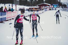 18.12.2021, Groenklitt, Sweden (SWE): Dahl Ingeborg (NOR), Saetha Barbro (NOR), Fleten Emilie (NOR), (l-r)  - Visma Ski Classics Orsa Groenklitt Individual Prologue - Groenklitt (SWE). www.nordicfocus.com. © Modica/NordicFocus. Every downloaded picture is fee-liable.