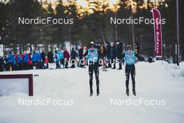 18.12.2021, Groenklitt, Sweden (SWE): ¯degaaeden Thomas (NOR), Gjerdalen Tord Asle (NOR), (l-r)  - Visma Ski Classics Orsa Groenklitt Individual Prologue - Groenklitt (SWE). www.nordicfocus.com. © Modica/NordicFocus. Every downloaded picture is fee-liable.