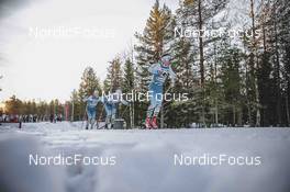 18.12.2021, Groenklitt, Sweden (SWE): Srail Jan (CZE), Holmstroem Isac (FIN), Stocek Fabi‡n (CZE), (l-r)  - Visma Ski Classics Orsa Groenklitt Individual Prologue - Groenklitt (SWE). www.nordicfocus.com. © Modica/NordicFocus. Every downloaded picture is fee-liable.