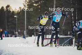 18.12.2021, Groenklitt, Sweden (SWE): Persson Emil (SWE), Edstroem Eddie (SWE), (l-r)  - Visma Ski Classics Orsa Groenklitt Individual Prologue - Groenklitt (SWE). www.nordicfocus.com. © Modica/NordicFocus. Every downloaded picture is fee-liable.