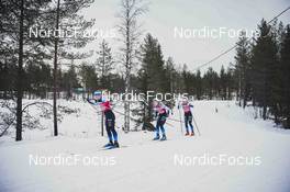 18.12.2021, Groenklitt, Sweden (SWE): Paernik Piret (EST), Lindberg Sofia (SWE), Pollari Terhi (FIN), (l-r)  - Visma Ski Classics Orsa Groenklitt Individual Prologue - Groenklitt (SWE). www.nordicfocus.com. © Modica/NordicFocus. Every downloaded picture is fee-liable.