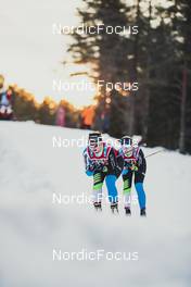 18.12.2021, Groenklitt, Sweden (SWE): Schoettes Melina (GER), Anna-Maria Dietze (GER), (l-r)  - Visma Ski Classics Orsa Groenklitt Individual Prologue - Groenklitt (SWE). www.nordicfocus.com. © Modica/NordicFocus. Every downloaded picture is fee-liable.