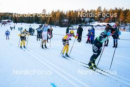 19.12.2021, Groenklitt, Sweden (SWE): Lina Korsgren (SWE), Linn Soemskar (SWE), Ida Dahl (SWE), Britta Johansson Norgren (SWE), (l-r) - Visma Ski Classics Orsa Groenklitt Individual Prologue - Groenklitt (SWE). www.nordicfocus.com. © Modica/NordicFocus. Every downloaded picture is fee-liable.