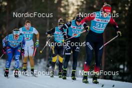 19.12.2021, Groenklitt, Sweden (SWE): Olga Tsareva (RUS), Evelina Settlin (SWE), Thea Krokan Murud (NOR), Anikken Gjerde Alnes (NOR), (l-r) - Visma Ski Classics Orsa Groenklitt Individual Prologue - Groenklitt (SWE). www.nordicfocus.com. © Modica/NordicFocus. Every downloaded picture is fee-liable.