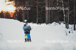 18.12.2021, Groenklitt, Sweden (SWE): Dargatz Tobias (GER), Unger Philipp (GER), (l-r)  - Visma Ski Classics Orsa Groenklitt Individual Prologue - Groenklitt (SWE). www.nordicfocus.com. © Modica/NordicFocus. Every downloaded picture is fee-liable.