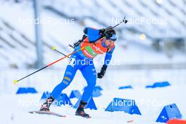 08.01.2022, Oberhof, Germany (GER): Dominik Windisch (ITA) -  IBU World Cup Biathlon, relay mixed, Oberhof (GER). www.nordicfocus.com. © Manzoni/NordicFocus. Every downloaded picture is fee-liable.
