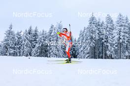 08.01.2022, Oberhof, Germany (GER): Monika Hojnisz-Starega (POL) -  IBU World Cup Biathlon, relay mixed, Oberhof (GER). www.nordicfocus.com. © Manzoni/NordicFocus. Every downloaded picture is fee-liable.