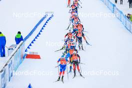 08.01.2022, Oberhof, Germany (GER): Maksim Tsvetkov (RUS), Tarjei Boe (NOR), (l-r) -  IBU World Cup Biathlon, relay mixed, Oberhof (GER). www.nordicfocus.com. © Manzoni/NordicFocus. Every downloaded picture is fee-liable.