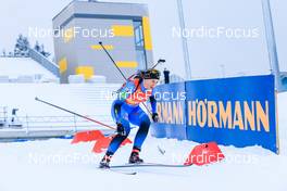 08.01.2022, Oberhof, Germany (GER): Anais Bescond (FRA) -  IBU World Cup Biathlon, relay mixed, Oberhof (GER). www.nordicfocus.com. © Manzoni/NordicFocus. Every downloaded picture is fee-liable.