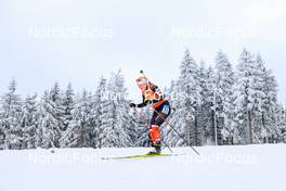 08.01.2022, Oberhof, Germany (GER): Sarah Beaudry (CAN) -  IBU World Cup Biathlon, relay mixed, Oberhof (GER). www.nordicfocus.com. © Manzoni/NordicFocus. Every downloaded picture is fee-liable.