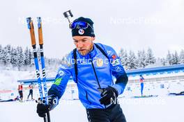 08.01.2022, Oberhof, Germany (GER): Antonin Guigonnat (FRA) -  IBU World Cup Biathlon, relay mixed, Oberhof (GER). www.nordicfocus.com. © Manzoni/NordicFocus. Every downloaded picture is fee-liable.