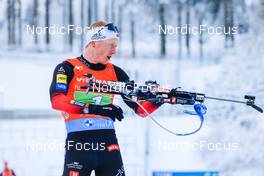 08.01.2022, Oberhof, Germany (GER): Johannes Thingnes Boe (NOR) -  IBU World Cup Biathlon, relay mixed, Oberhof (GER). www.nordicfocus.com. © Manzoni/NordicFocus. Every downloaded picture is fee-liable.