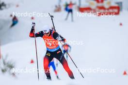 08.01.2022, Oberhof, Germany (GER): Tarjei Boe (NOR) -  IBU World Cup Biathlon, relay mixed, Oberhof (GER). www.nordicfocus.com. © Manzoni/NordicFocus. Every downloaded picture is fee-liable.