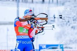 08.01.2022, Oberhof, Germany (GER): Alexander Povarnitsyn (RUS) -  IBU World Cup Biathlon, relay mixed, Oberhof (GER). www.nordicfocus.com. © Manzoni/NordicFocus. Every downloaded picture is fee-liable.
