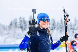 08.01.2022, Oberhof, Germany (GER): Hanna Sola (BLR) -  IBU World Cup Biathlon, relay mixed, Oberhof (GER). www.nordicfocus.com. © Manzoni/NordicFocus. Every downloaded picture is fee-liable.