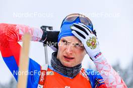 08.01.2022, Oberhof, Germany (GER): Maksim Tsvetkov (RUS) -  IBU World Cup Biathlon, relay mixed, Oberhof (GER). www.nordicfocus.com. © Manzoni/NordicFocus. Every downloaded picture is fee-liable.