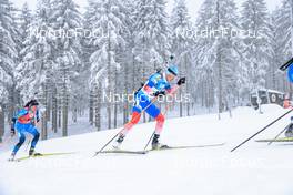09.01.2022, Oberhof, Germany (GER): Anton Babikov (RUS) -  IBU World Cup Biathlon, pursuit men, Oberhof (GER). www.nordicfocus.com. © Manzoni/NordicFocus. Every downloaded picture is fee-liable.
