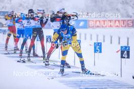 09.01.2022, Oberhof, Germany (GER): Sebastian Samuelsson (SWE) -  IBU World Cup Biathlon, pursuit men, Oberhof (GER). www.nordicfocus.com. © Manzoni/NordicFocus. Every downloaded picture is fee-liable.