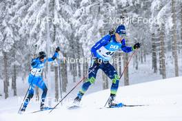 09.01.2022, Oberhof, Germany (GER): Anton Smolski (BLR) -  IBU World Cup Biathlon, pursuit men, Oberhof (GER). www.nordicfocus.com. © Manzoni/NordicFocus. Every downloaded picture is fee-liable.