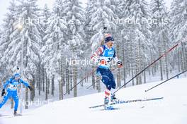 09.01.2022, Oberhof, Germany (GER): Jake Brown (USA) -  IBU World Cup Biathlon, pursuit men, Oberhof (GER). www.nordicfocus.com. © Manzoni/NordicFocus. Every downloaded picture is fee-liable.