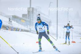 09.01.2022, Oberhof, Germany (GER): Anton Smolski (BLR) -  IBU World Cup Biathlon, pursuit men, Oberhof (GER). www.nordicfocus.com. © Manzoni/NordicFocus. Every downloaded picture is fee-liable.