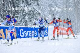 09.01.2022, Oberhof, Germany (GER): Ivona Fialkova (SVK), Suvi Minkkinen (FIN), Yuanmeng Chu (CHN), (l-r) -  IBU World Cup Biathlon, pursuit women, Oberhof (GER). www.nordicfocus.com. © Manzoni/NordicFocus. Every downloaded picture is fee-liable.