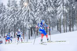 09.01.2022, Oberhof, Germany (GER): Valeriia Vasnetcova (RUS) -  IBU World Cup Biathlon, pursuit women, Oberhof (GER). www.nordicfocus.com. © Manzoni/NordicFocus. Every downloaded picture is fee-liable.