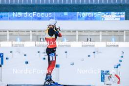 09.01.2022, Oberhof, Germany (GER): Marte Olsbu Roeiseland (NOR) -  IBU World Cup Biathlon, pursuit women, Oberhof (GER). www.nordicfocus.com. © Manzoni/NordicFocus. Every downloaded picture is fee-liable.