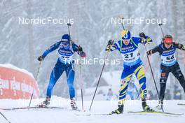 09.01.2022, Oberhof, Germany (GER): Amy Baserga (SUI), Yuliia Dzhima (UKR), Janina Hettich (GER), (l-r) -  IBU World Cup Biathlon, pursuit women, Oberhof (GER). www.nordicfocus.com. © Manzoni/NordicFocus. Every downloaded picture is fee-liable.