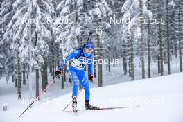 09.01.2022, Oberhof, Germany (GER): Dorothea Wierer (ITA) -  IBU World Cup Biathlon, pursuit women, Oberhof (GER). www.nordicfocus.com. © Manzoni/NordicFocus. Every downloaded picture is fee-liable.