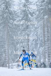 09.01.2022, Oberhof, Germany (GER): Julia Simon (FRA), Mona Brorsson (SWE), (l-r) -  IBU World Cup Biathlon, pursuit women, Oberhof (GER). www.nordicfocus.com. © Manzoni/NordicFocus. Every downloaded picture is fee-liable.