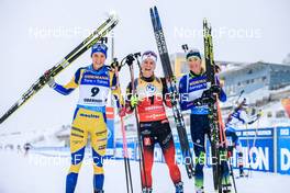 09.01.2022, Oberhof, Germany (GER): Hanna Oeberg (SWE), Marte Olsbu Roeiseland (NOR), Dzinara Alimbekava (BLR), (l-r) -  IBU World Cup Biathlon, pursuit women, Oberhof (GER). www.nordicfocus.com. © Manzoni/NordicFocus. Every downloaded picture is fee-liable.