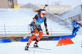 08.01.2022, Oberhof, Germany (GER): Emily Dickson (CAN) -  IBU World Cup Biathlon, single mixed relay, Oberhof (GER). www.nordicfocus.com. © Manzoni/NordicFocus. Every downloaded picture is fee-liable.