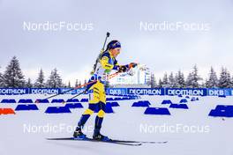 08.01.2022, Oberhof, Germany (GER): Johanna Skottheim (SWE) -  IBU World Cup Biathlon, single mixed relay, Oberhof (GER). www.nordicfocus.com. © Manzoni/NordicFocus. Every downloaded picture is fee-liable.