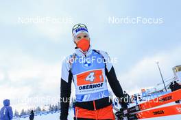 08.01.2022, Oberhof, Germany (GER): Simon Eder (AUT) -  IBU World Cup Biathlon, single mixed relay, Oberhof (GER). www.nordicfocus.com. © Manzoni/NordicFocus. Every downloaded picture is fee-liable.