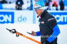 08.01.2022, Oberhof, Germany (GER): Anton Babikov (RUS) -  IBU World Cup Biathlon, single mixed relay, Oberhof (GER). www.nordicfocus.com. © Manzoni/NordicFocus. Every downloaded picture is fee-liable.