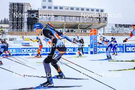 08.01.2022, Oberhof, Germany (GER): Danil Beletskiy (KAZ) -  IBU World Cup Biathlon, single mixed relay, Oberhof (GER). www.nordicfocus.com. © Manzoni/NordicFocus. Every downloaded picture is fee-liable.