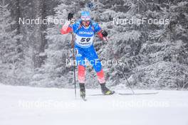 07.01.2022, Oberhof, Germany (GER): Said Karimulla Khalili (RUS) -  IBU World Cup Biathlon, sprint men, Oberhof (GER). www.nordicfocus.com. © Manzoni/NordicFocus. Every downloaded picture is fee-liable.